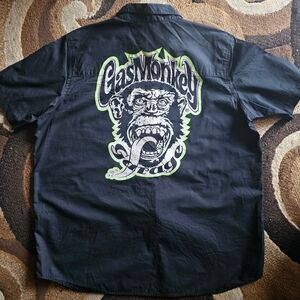 Gas Monkey Black Graphic Men's Shirt